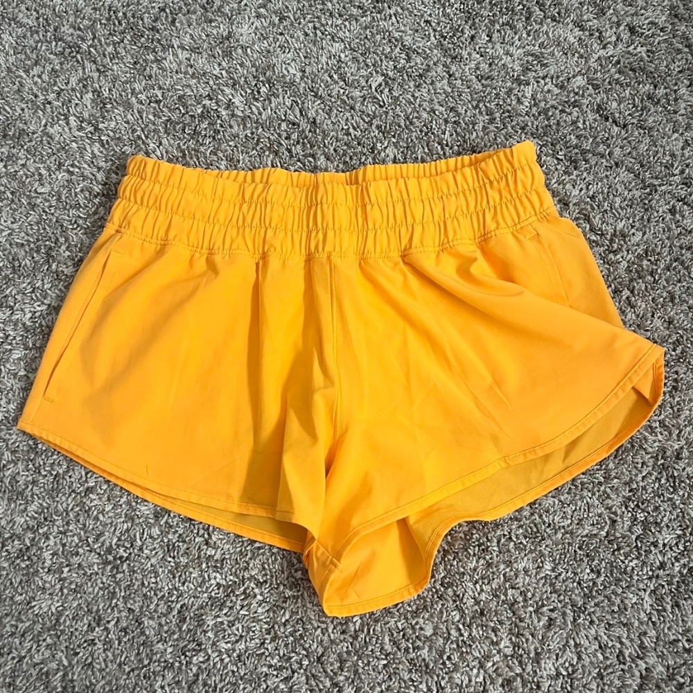 Orange Offline Running Shorts, XS